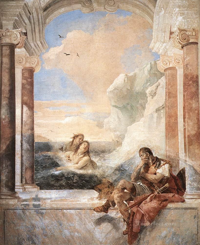 Villa Valmarana Thetis Consoling Achilles Giovanni Battista Tiepolo Oil Paintings